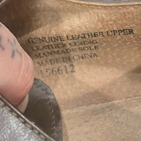 Giorgio Brutini Mens Shoes Square Toed Lace Embossing Size 10 Leather Brown - Picture 10 of 11